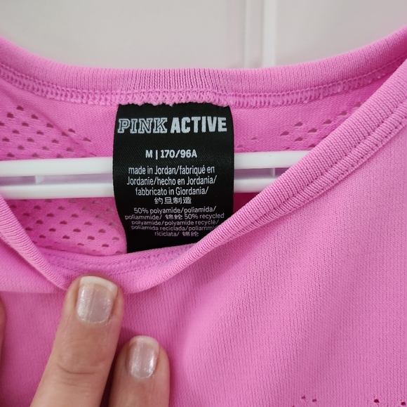 PINK SEAMLESS FEATHERWEIGHT TANK - Picture 4 of 4